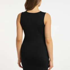 Faina Kleid - Schwarz - Basic Damen Kleider 654559383 -Deutschland Lady Echt Verkaufs-Shop 3 org zoom 107
