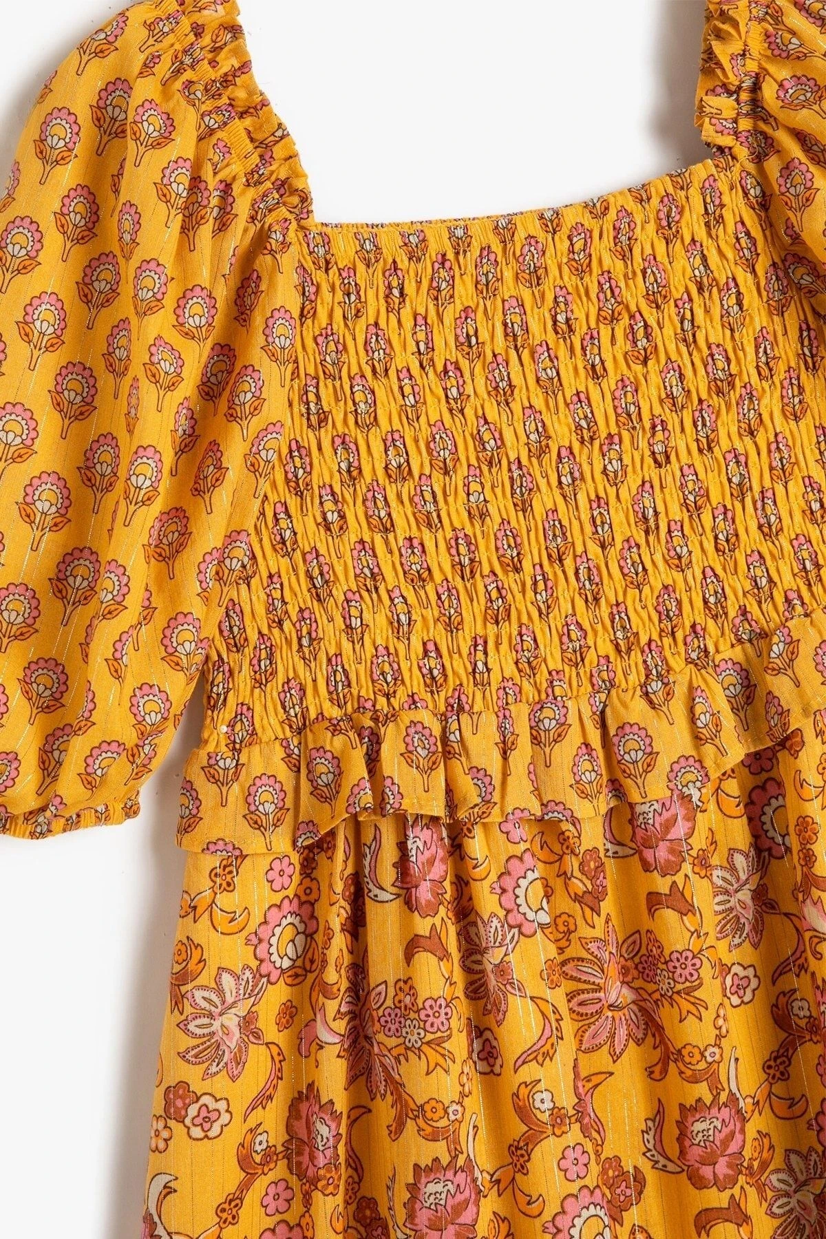 Koton Kleid - Orange - A-Linie Kinder Kleider 691937354 5 Koton Kleid - Orange - A-Linie Kinder Kleider 691937354 – Bild 3