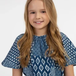 Dreimaster Kleid - Blau - Basic Kinder Kleider 737038380 -Deutschland Lady Echt Verkaufs-Shop 3 org zoom 1117