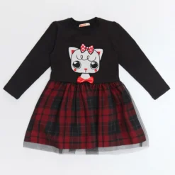 Denokids Kleid - Rot - Gerüschter Saum Kinder Kleider 58564184 -Deutschland Lady Echt Verkaufs-Shop 3 org zoom 1127