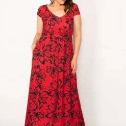 Şans Große Größen In Kleid - Rot - Basic Damen Kleider 311872849 -Deutschland Lady Echt Verkaufs-Shop 3 org zoom 173