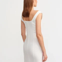 Dilvin Kleid - Ecru - Bodycon Damen Kleider 305813579 -Deutschland Lady Echt Verkaufs-Shop 3 org zoom 178