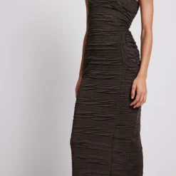 NA-KD Kleid - Braun - Bodycon Damen Kleider 687690909 -Deutschland Lady Echt Verkaufs-Shop 3 org zoom 182