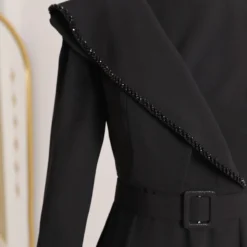 Modamorfo Kleid - Schwarz - A-Linie Damen Bekleidung 410076252 -Deutschland Lady Echt Verkaufs-Shop 3 org zoom 222