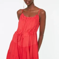 Trendyol Collection Kleid - Rot - Skater Damen Kleider 183101020 -Deutschland Lady Echt Verkaufs-Shop 3 org zoom 240