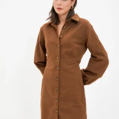 Trendyol Collection Kleid - Braun - Blusenkleid Damen Kleider 148290797 -Deutschland Lady Echt Verkaufs-Shop 3 org zoom 251