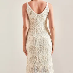 Bianco Lucci Kleid - Ecru - A-Linie Damen Kleider 739044170 -Deutschland Lady Echt Verkaufs-Shop 3 org zoom 269