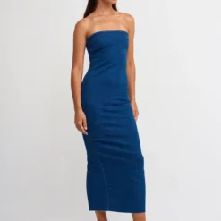 Dilvin Kleid - Dunkelblau - A-Linie Damen Kleider 745179463 -Deutschland Lady Echt Verkaufs-Shop 3 org zoom 272