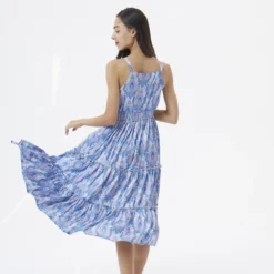 AIKI KEYLOOK Kleid - Blau - Basic Damen Kleider 670682481 -Deutschland Lady Echt Verkaufs-Shop 3 org zoom 30