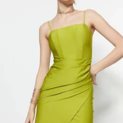 Trendyol Collection Kleid - Grün - Bodycon Damen Kleider 363091622 7 Trendyol Collection Kleid - Grün - Bodycon Damen Kleider 363091622 -Deutschland Lady Echt Verkaufs-Shop 3 org zoom 308