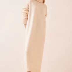 Happiness İstanbul Kleid - Beige - Basic Damen Kleider 377576526 -Deutschland Lady Echt Verkaufs-Shop 3 org zoom 32