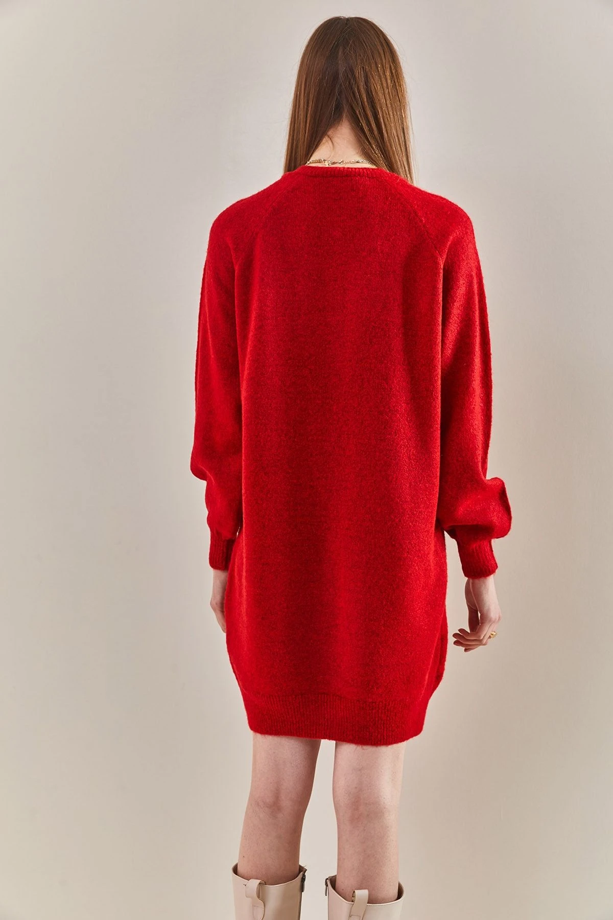 Bianco Lucci Kleid - Rot - A-Linie Damen Kleider 665061067 5 Bianco Lucci Kleid - Rot - A-Linie Damen Kleider 665061067 – Bild 3