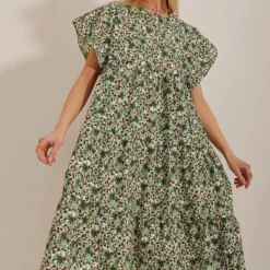 Trend Alaçatı Stili Kleid - Khaki - A-Linie Damen Kleider 704795682 -Deutschland Lady Echt Verkaufs-Shop 3 org zoom 327