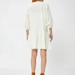 Koton Kleid - Ecru - A-Linie Damen Kleider 722856834 -Deutschland Lady Echt Verkaufs-Shop 3 org zoom 352