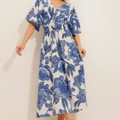 Trend Alaçatı Stili Kleid - Blau - Basic Damen Kleider 735972031 -Deutschland Lady Echt Verkaufs-Shop 3 org zoom 37