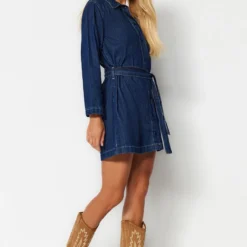 Trendyol Collection Kleid - Blau - Basic Damen Kleider 736321696 -Deutschland Lady Echt Verkaufs-Shop 3 org zoom 39