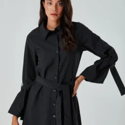 Mizalle Kleid - Schwarz - A-Linie Damen Kleider 347797613 -Deutschland Lady Echt Verkaufs-Shop 3 org zoom 406