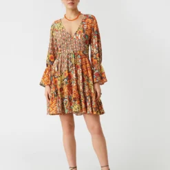 Koton Kleid - Mehrfarbig - A-Linie Damen Kleider 307696219 -Deutschland Lady Echt Verkaufs-Shop 3 org zoom 417