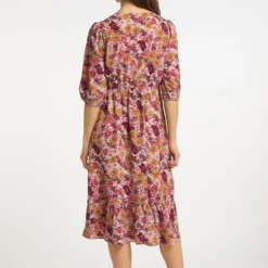 USHA Kleid - Mehrfarbig - Basic Damen Kleider 653394330 -Deutschland Lady Echt Verkaufs-Shop 3 org zoom 429