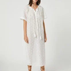 Koton Kleid - Weiß - A-Linie Damen Kleider 637166641 -Deutschland Lady Echt Verkaufs-Shop 3 org zoom 440