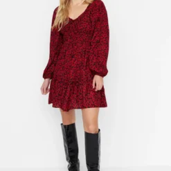 Trendyol Collection Kleid - Rot - Skater Damen Kleider 353671286 -Deutschland Lady Echt Verkaufs-Shop 3 org zoom 449