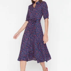 Trendyol Collection Kleid - Dunkelblau - Blusenkleid Damen Kleider 269472478 -Deutschland Lady Echt Verkaufs-Shop 3 org zoom 475