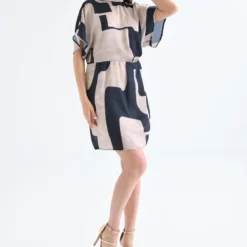 VOLT CLOTHİNG Kleid - Mehrfarbig - A-Linie Damen Kleider 701214027 -Deutschland Lady Echt Verkaufs-Shop 3 org zoom 477