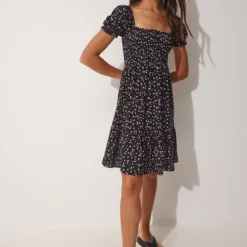 Happiness İstanbul Kleid - Schwarz - A-Linie Damen Kleider 727835382 -Deutschland Lady Echt Verkaufs-Shop 3 org zoom 478