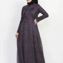 Modamihram Kleid - Lila - A-Linie -Deutschland Lady Echt Verkaufs-Shop 3 org zoom 531