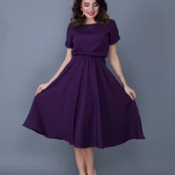 Lovebox Kleid - Lila - A-Linie Damen Bekleidung 646727910 -Deutschland Lady Echt Verkaufs-Shop 3 org zoom 543