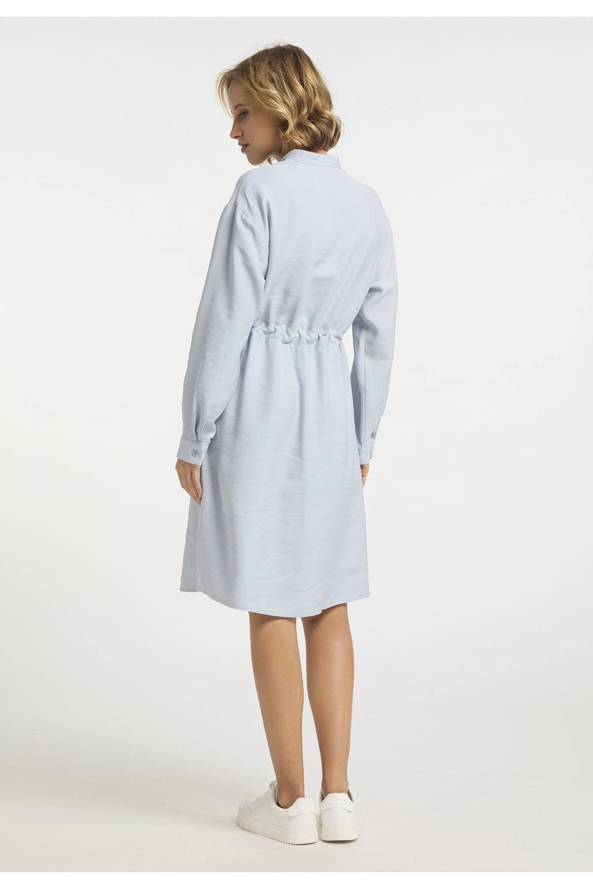 USHA Kleid - Blau - Basic Damen Kleider 741904718 5 USHA Kleid - Blau - Basic Damen Kleider 741904718 – Bild 3