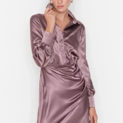 Trendyol Collection Kleid - Braun - A-Linie Damen Kleider 287409793 -Deutschland Lady Echt Verkaufs-Shop 3 org zoom 562