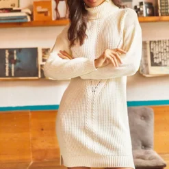 Olalook Kleid - Weiß - Bodycon Damen Kleider 640422360 -Deutschland Lady Echt Verkaufs-Shop 3 org zoom 564