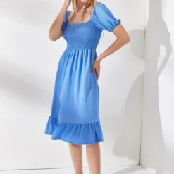 Olalook Kleid - Beige - A-Linie Damen Kleider 686894517 -Deutschland Lady Echt Verkaufs-Shop 3 org zoom 596