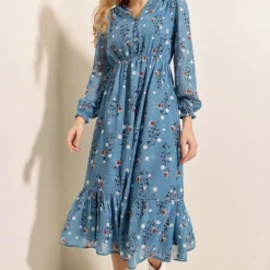 Bigdart Kleid - Blau - Shift Damen Kleider 207265973 -Deutschland Lady Echt Verkaufs-Shop 3 org zoom 630