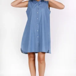 Chiccy Kleid - Blau - A-Linie Damen Kleider 655338648 -Deutschland Lady Echt Verkaufs-Shop 3 org zoom 632