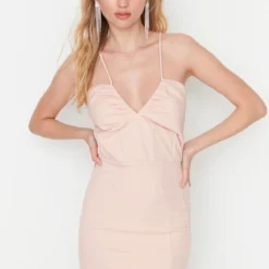 Trendyol Collection Kleid - Rosa - Bodycon Damen Kleider 238093966 -Deutschland Lady Echt Verkaufs-Shop 3 org zoom 655