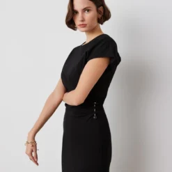 Ipekyol İpekyol Kleid - Schwarz - A-Linie Damen Kleider 470691509 -Deutschland Lady Echt Verkaufs-Shop 3 org zoom 659