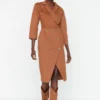 Trendyol Collection Kleid - Braun - Basic -Deutschland Lady Echt Verkaufs-Shop 3 org zoom 685