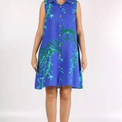 Chiccy Kleid - Blau - A-Linie Damen Kleider 682220039 -Deutschland Lady Echt Verkaufs-Shop 3 org zoom 696