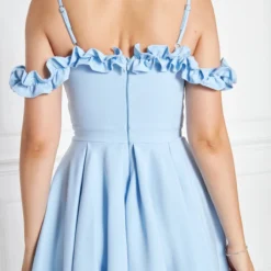 Bayansepeti Kleid - Blau - A-Linie Damen Bekleidung 742318087 -Deutschland Lady Echt Verkaufs-Shop 3 org zoom 702