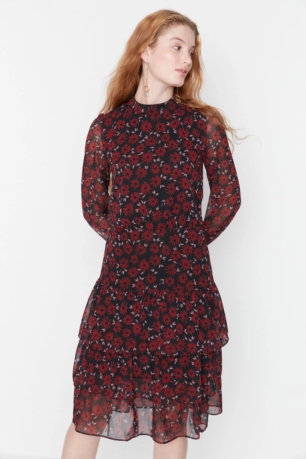 Trendyol Collection Kleid - Schwarz - Skater Damen Kleider 279610334 4 Trendyol Collection Kleid - Schwarz - Skater Damen Kleider 279610334 – Bild 2