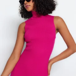 Trendyol Collection Kleid - Rosa - Bodycon Damen Kleider 661669847 -Deutschland Lady Echt Verkaufs-Shop 3 org zoom 737
