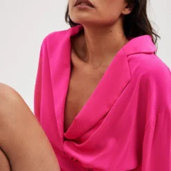 NA-KD Kleid - Rosa - Skater Damen Kleider 753066992 -Deutschland Lady Echt Verkaufs-Shop 3 org zoom 74