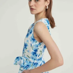 Vitrin Kleid - Blau - Basic Damen Kleider 300233317 -Deutschland Lady Echt Verkaufs-Shop 3 org zoom 747