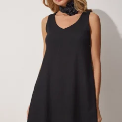 Happiness İstanbul Kleid - Schwarz - A-Linie Damen Kleider 692725085 -Deutschland Lady Echt Verkaufs-Shop 3 org zoom 758