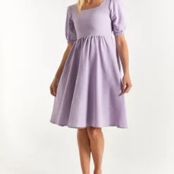 Armonika Kleid - Lila - A-Linie Damen Kleider 686057159 -Deutschland Lady Echt Verkaufs-Shop 3 org zoom 779