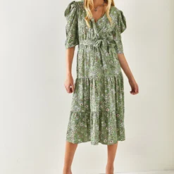 Olalook Kleid - Grün - A-Linie Damen Kleider 743016498 -Deutschland Lady Echt Verkaufs-Shop 3 org zoom 816