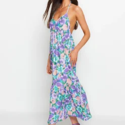 Trendyol Collection Kleid - Mehrfarbig - A-Linie Damen Kleider 686793138 -Deutschland Lady Echt Verkaufs-Shop 3 org zoom 83