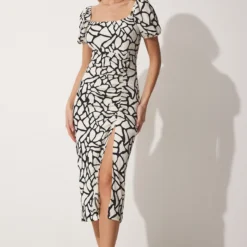 Happiness İstanbul Kleid - Mehrfarbig - Wickelschnitt Damen Kleider 685278363 -Deutschland Lady Echt Verkaufs-Shop 3 org zoom 833